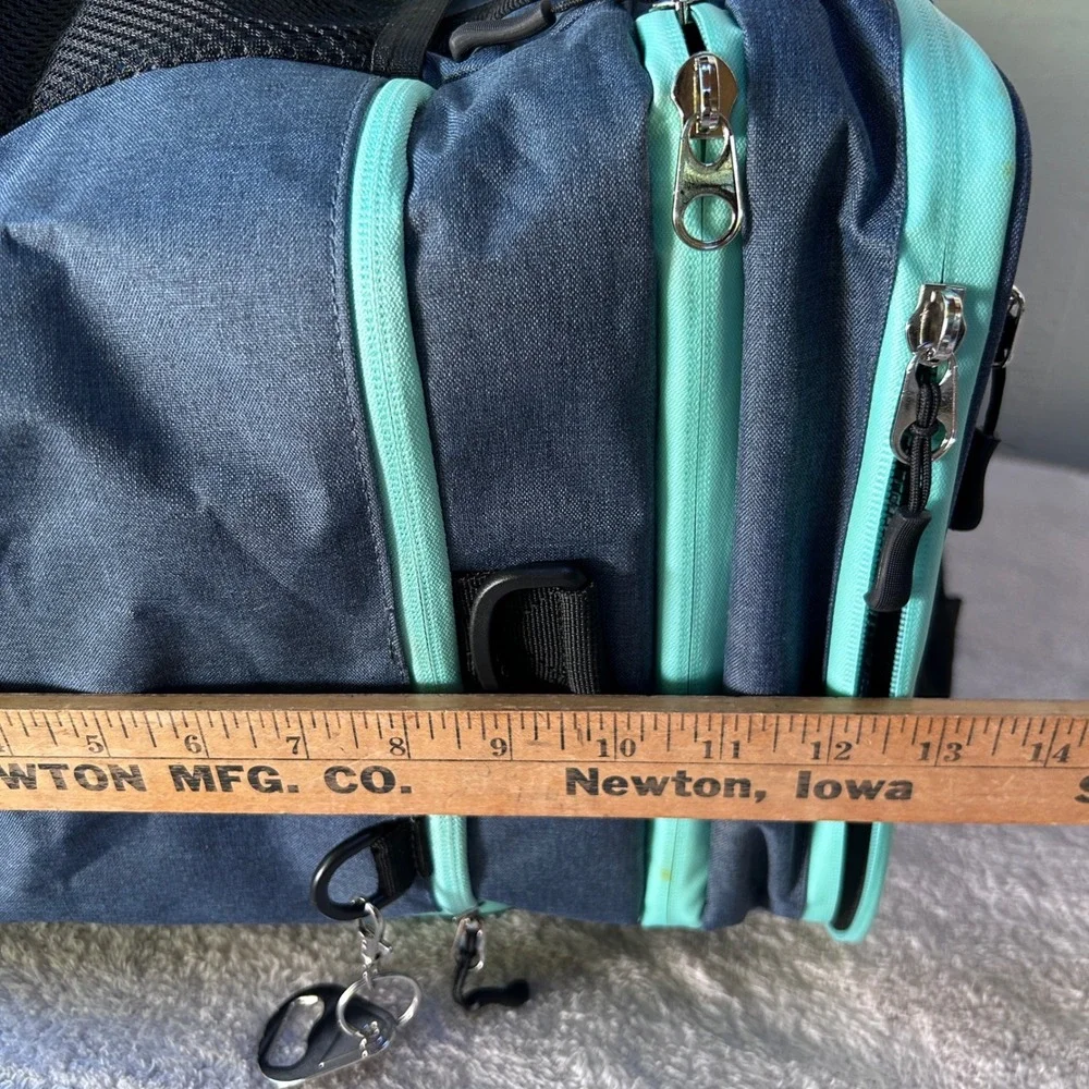 Maelstrom Soft Sided Cooler Bag Blue Mint Green Insulated Picnic Lunch Tote NWOT